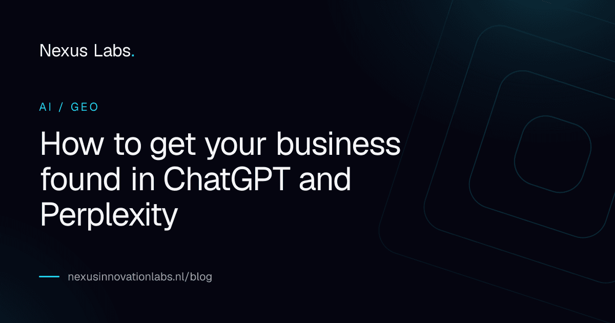 How to get your business found in ChatGPT and Perplexity
